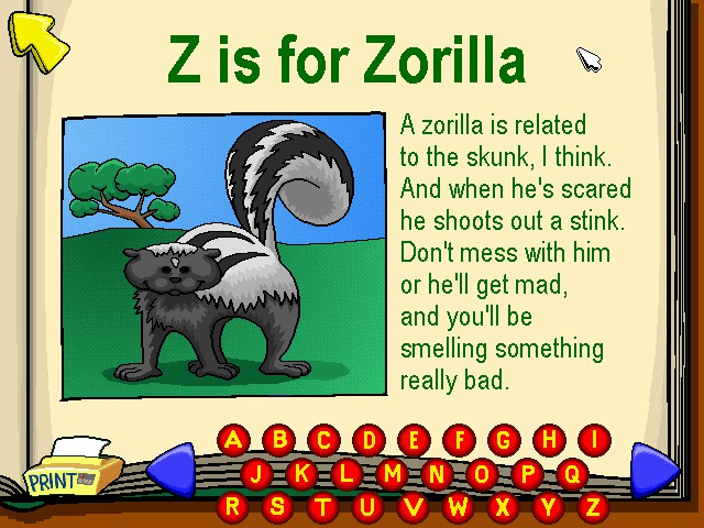 Steam Community Screenshot Odd Animals Of The Alphabet 26 26 Zorilla
