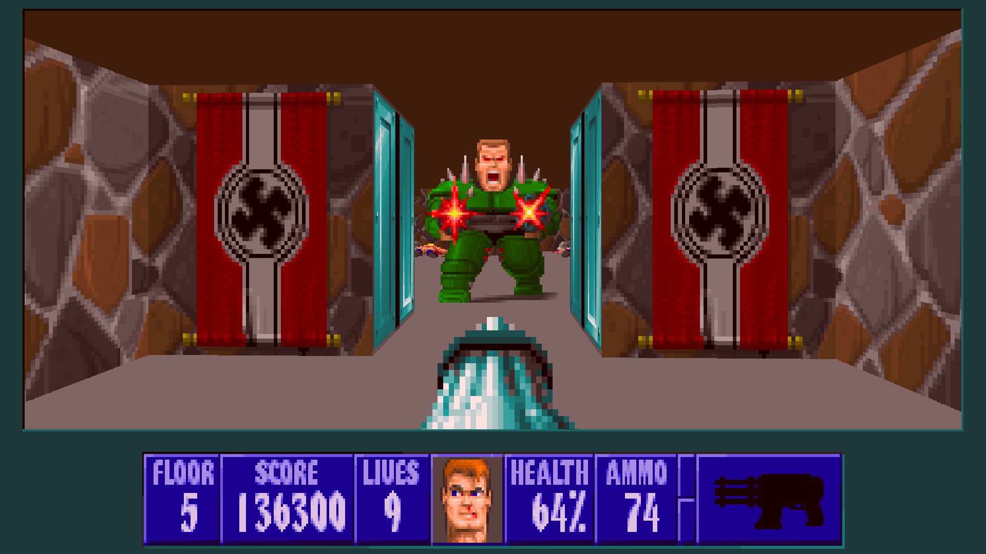 wolfenstein 3d spear of destiny final boss ending