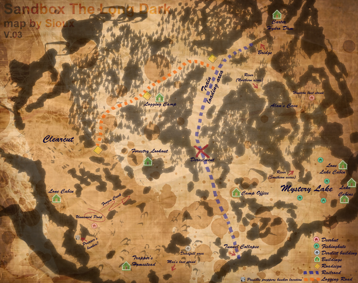 Steam Community :: :: The Long Dark Map V03