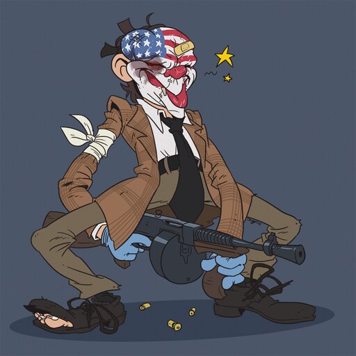 Сообщество Steam: PAYDAY 2. Payday, Payday crew He's the leader of the...
