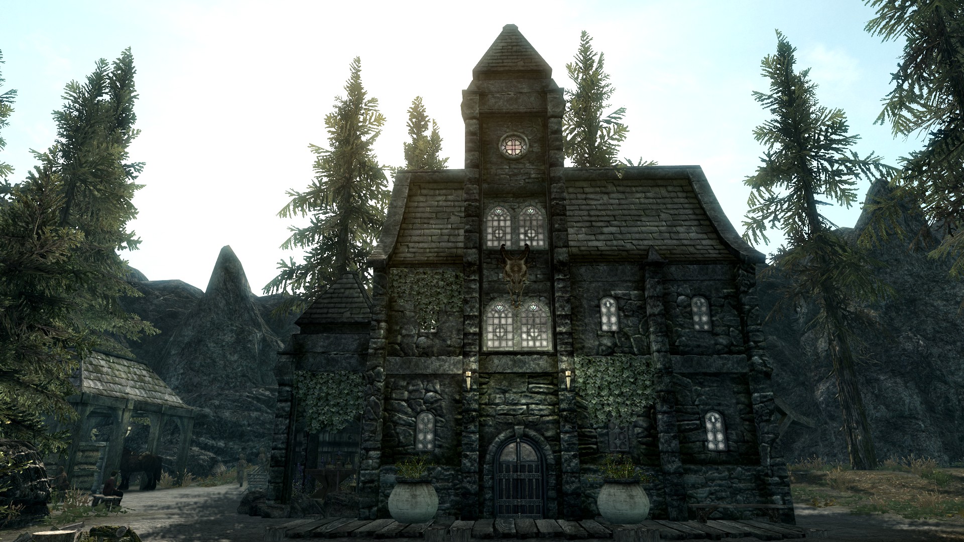 Усадьба ривервуд скайрим. Поместье озерное фолкрит. Skyrim новые локации. Красивый дом скайрим. Дом мага скайрим.