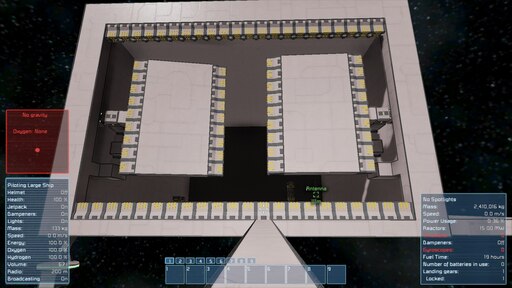 Large Automated Hangar Door  Space Engineers Hangar Doors #02 