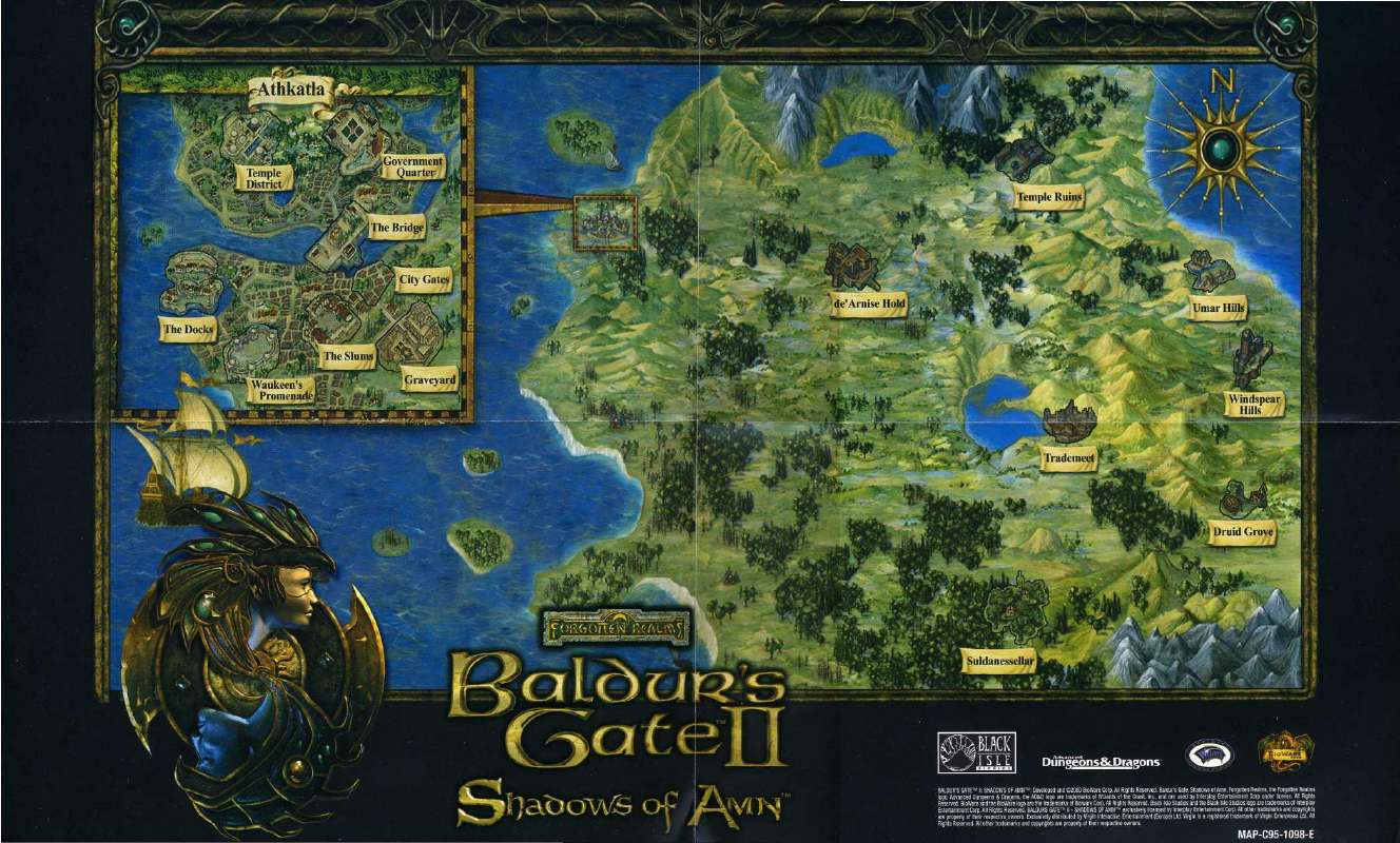 Baldur s gates открыть карту фото 8