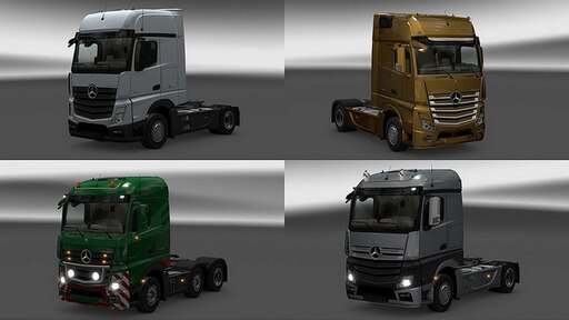 Steam Workshop::New Actros plastic parts and more