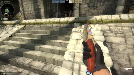 Steam gut knife marble fade фото 39