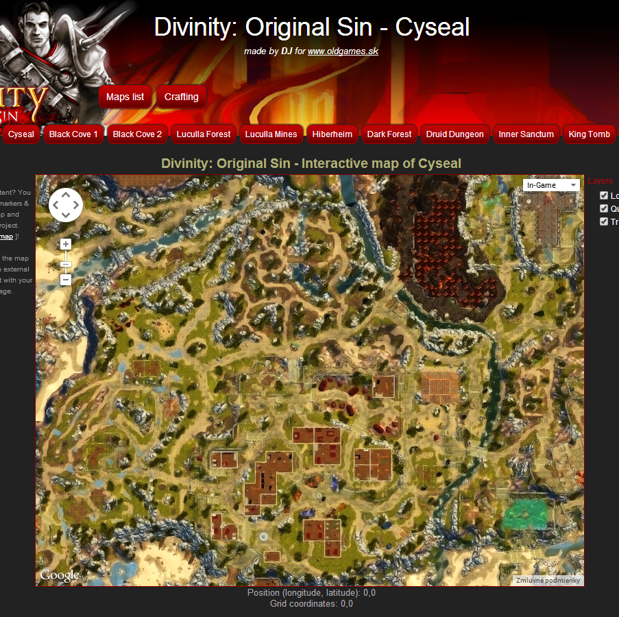 Divinity original sin 2 карта мира интерактивная