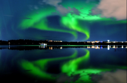 hellige Frost Mystisk Steam Community :: :: Northern lights in Umeå Sweden 2015-10-07