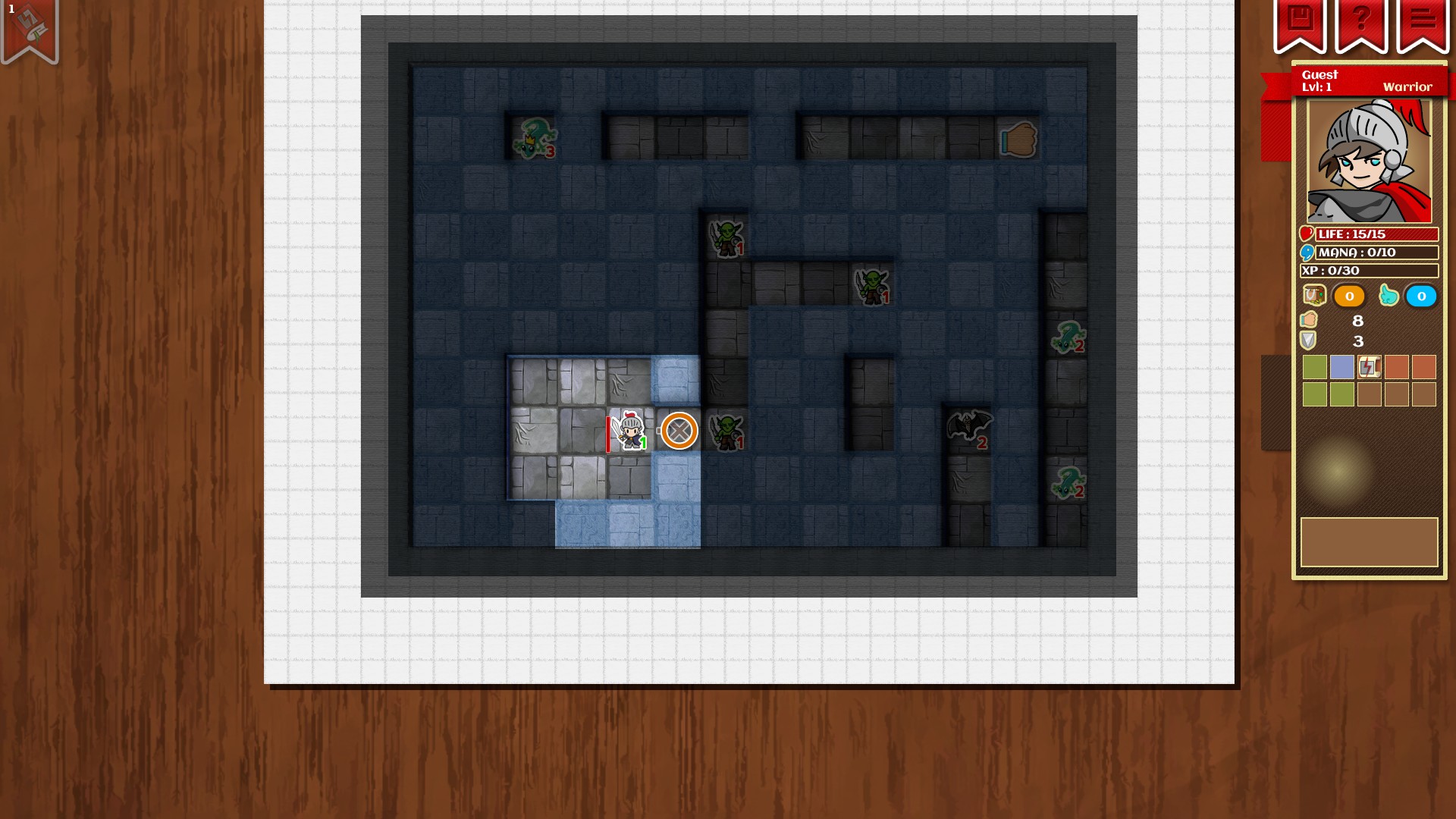 Steam Community :: Guide :: Paper Dungeon Puzzle Guide Warrior Walkthrough