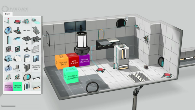 Туалет лаборатория бесплатная версия. Игра Portal 2 тестовые камеры. Редактор портал 2. Portal 2 карта. Портал 2 камеры сообщества.