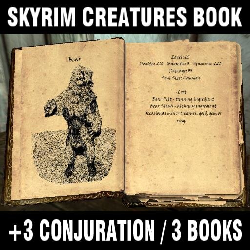 Steam Workshop Skyrim Creatures Book