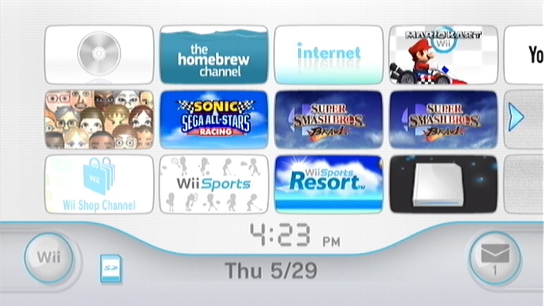 wii menu wad collection