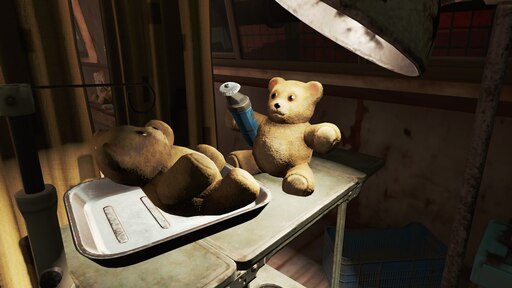 Включить видео игры мишка. Fallout 76 плюшевые мишки. Плюшевый мишка Fallout 4. Фоллаут 4 плюшевые мишки завод ВИМ. Медведь из игры.