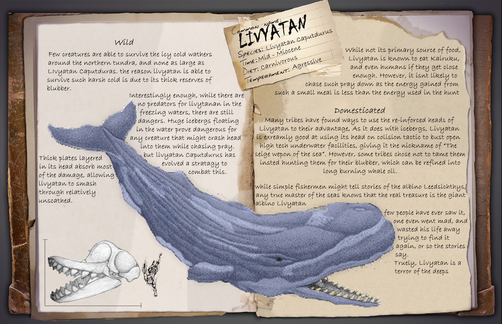 Steam Community :: :: Fan-made drawn dossier: Livyatan