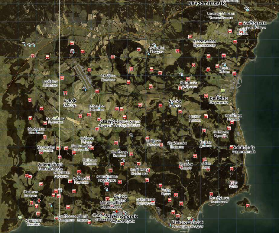 DayZ Standalone: Map of NE Chernarus - , The Video Games Wiki