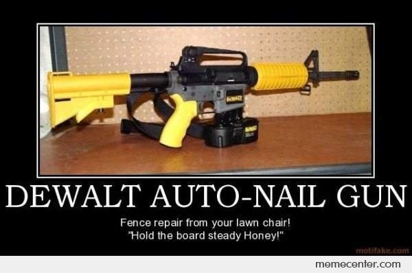 dewalt nail gun rifle