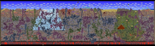 Карты 1.4 2. Полностью открытая карта террарии. Terraria карта мира. СИД 05162020 террария большой мир карта 1 4 4. Открытые карты в террарии.