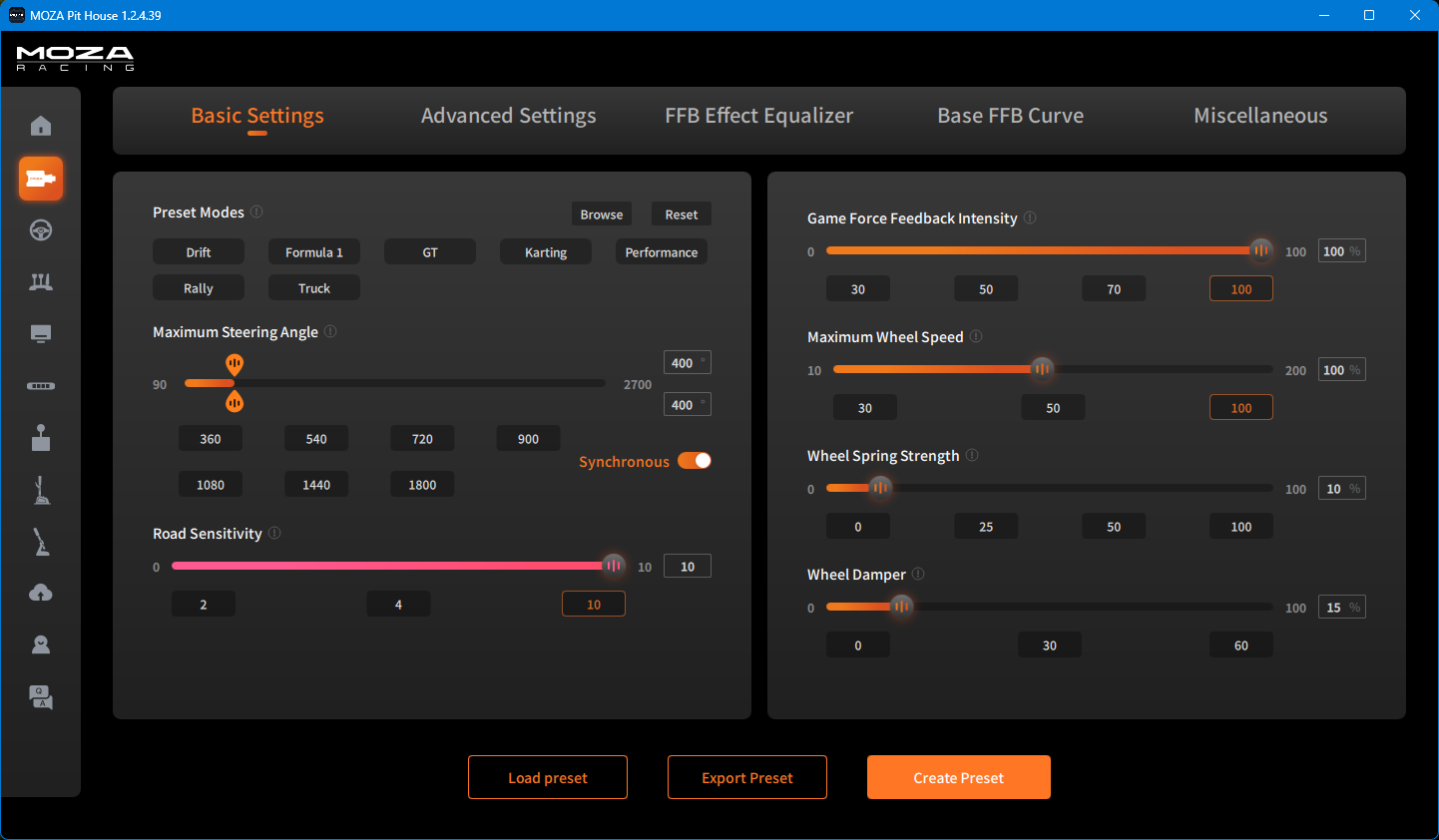 Steam Community :: Guide :: Part 1: Force Feedback settings for Moza R5 ...