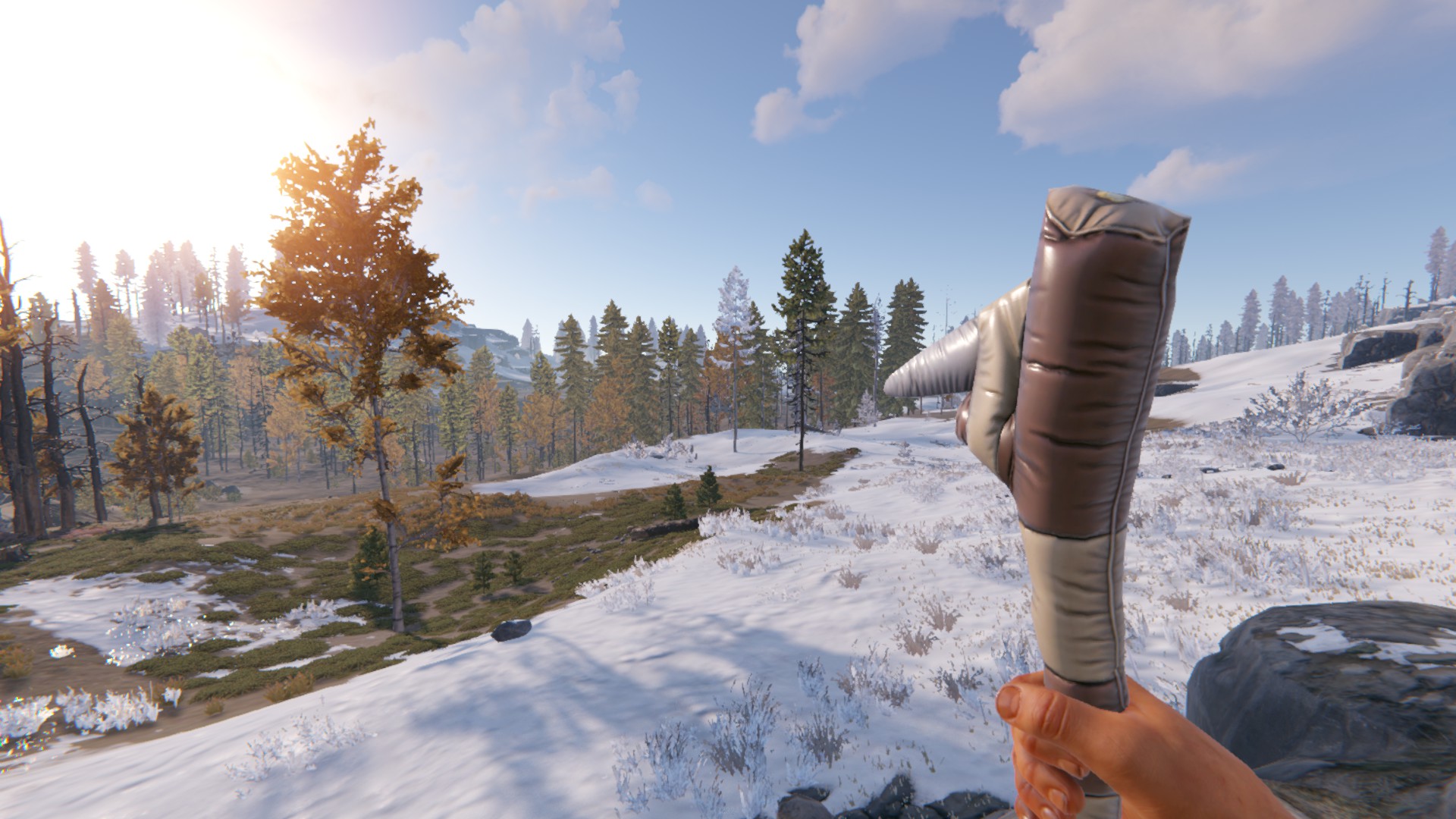 Inflatable Stone Pickaxe screenshot 1