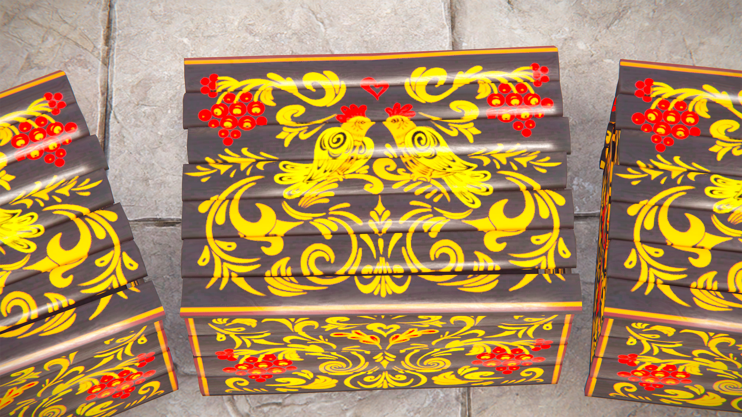 Khokhloma Small Box thumbnail 4