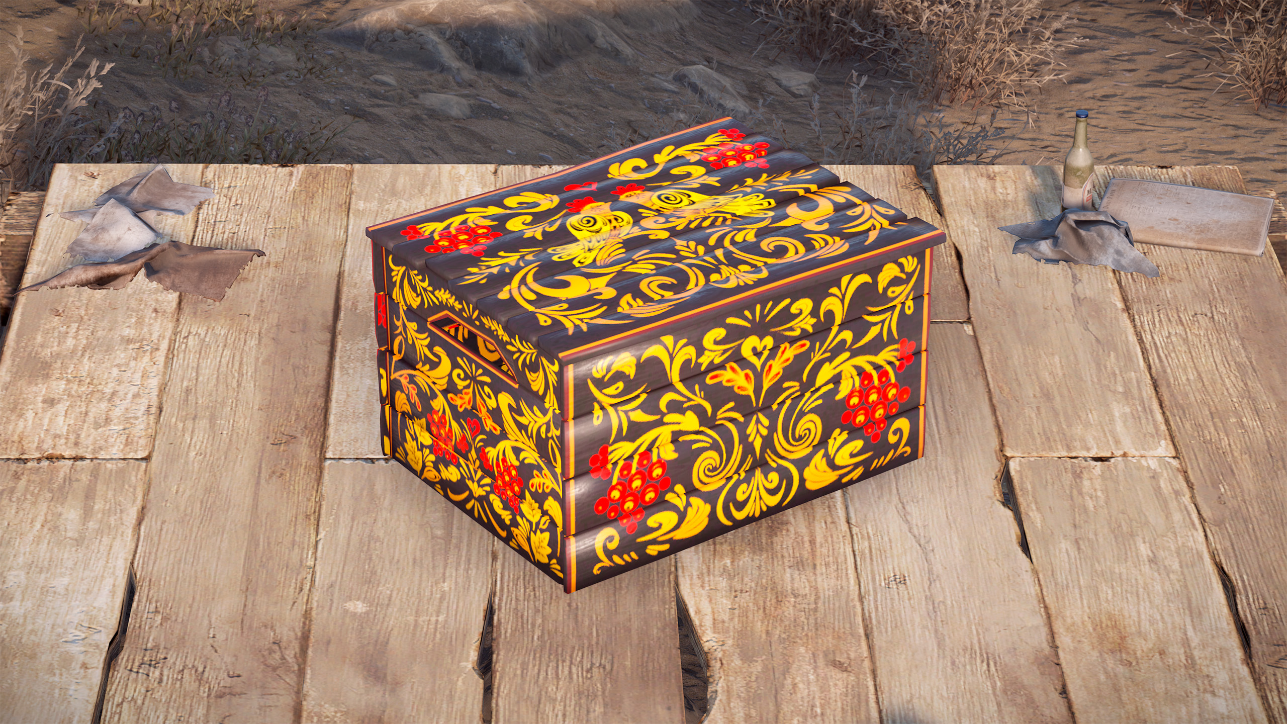 Khokhloma Small Box thumbnail 8