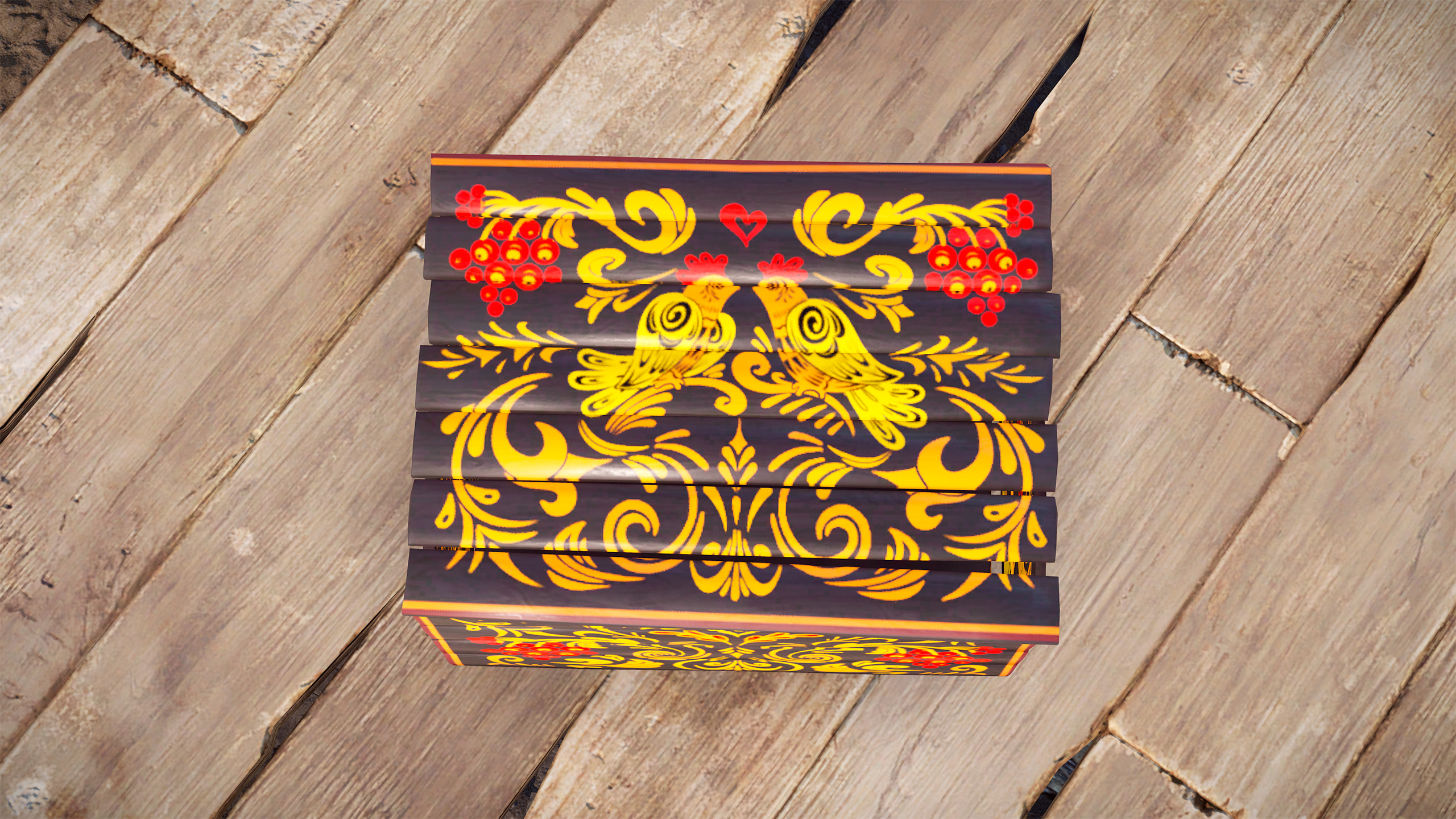 Khokhloma Small Box thumbnail 9