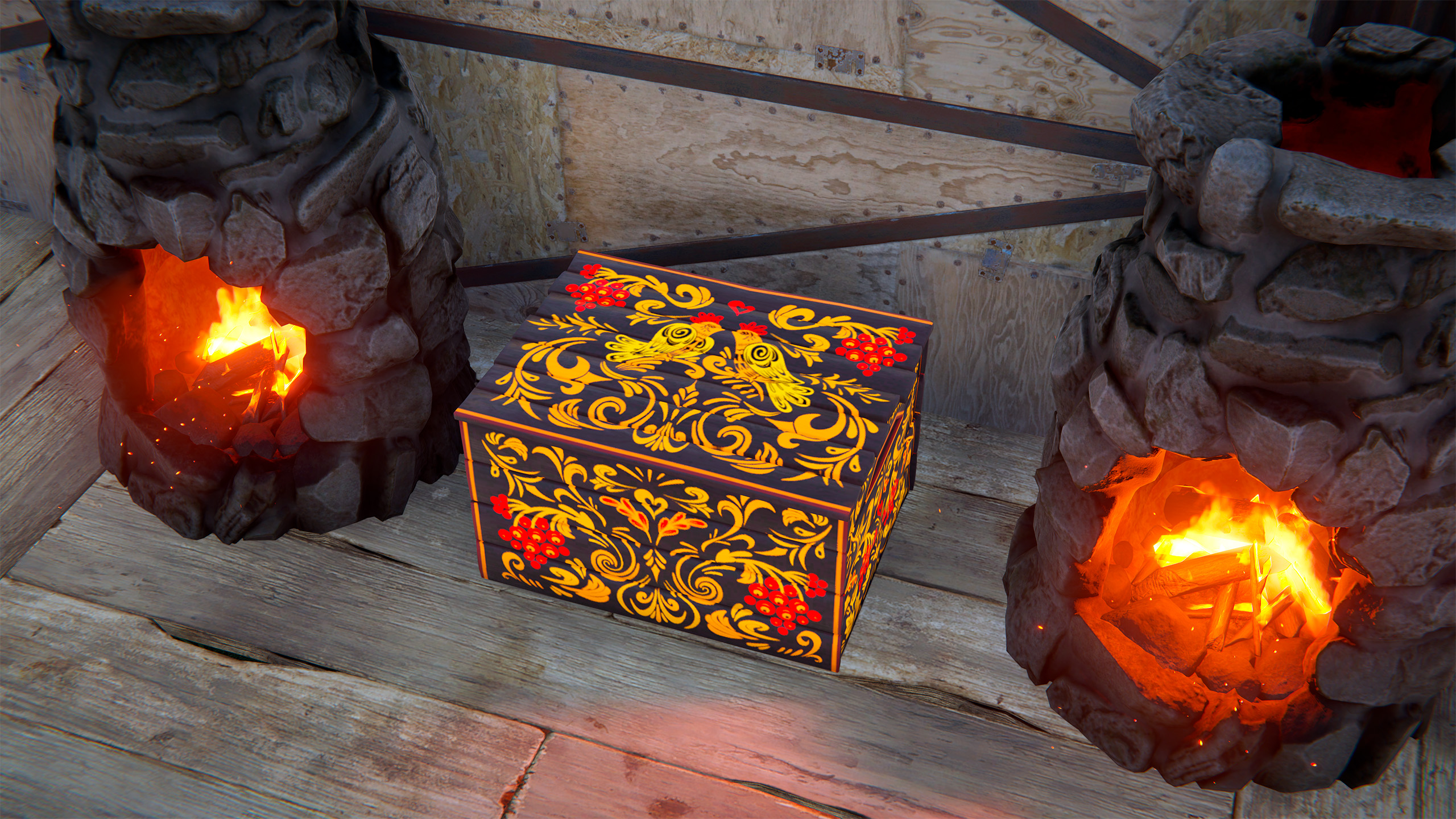 Khokhloma Small Box thumbnail 10