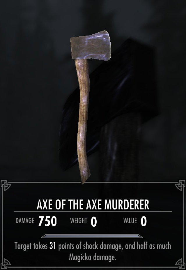 Steam Workshop Skyrim But With Aids - axe of the axe murder
