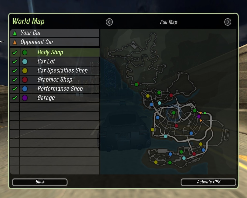 need for speed underground 2 map Steam Community Screenshot The Map In Nfs Underground 2 need for speed underground 2 map