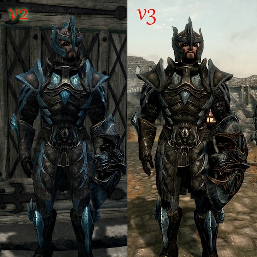 skyrim glass armor female