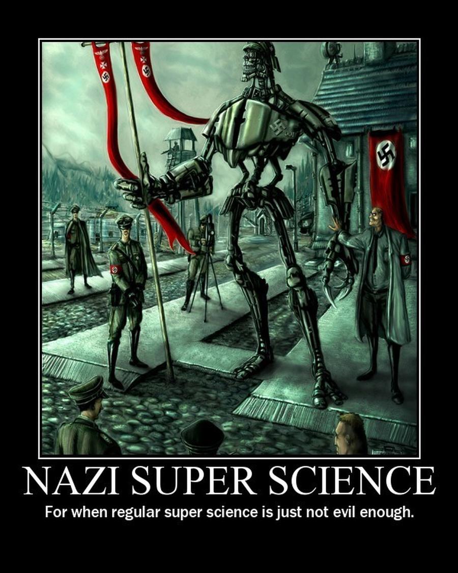 Image result for evil nazi super science