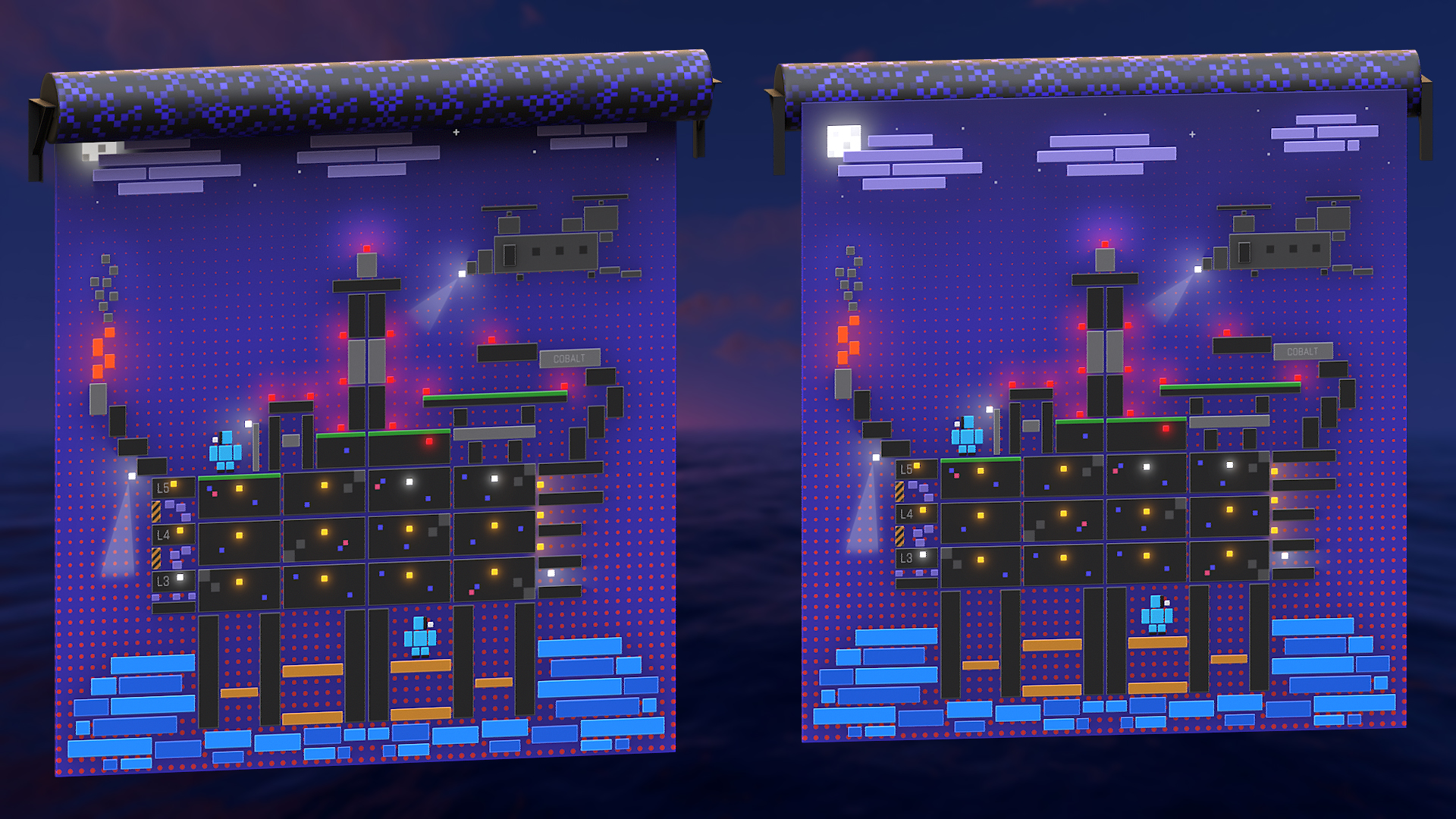 Blocky Rig Garage Door screenshot 1