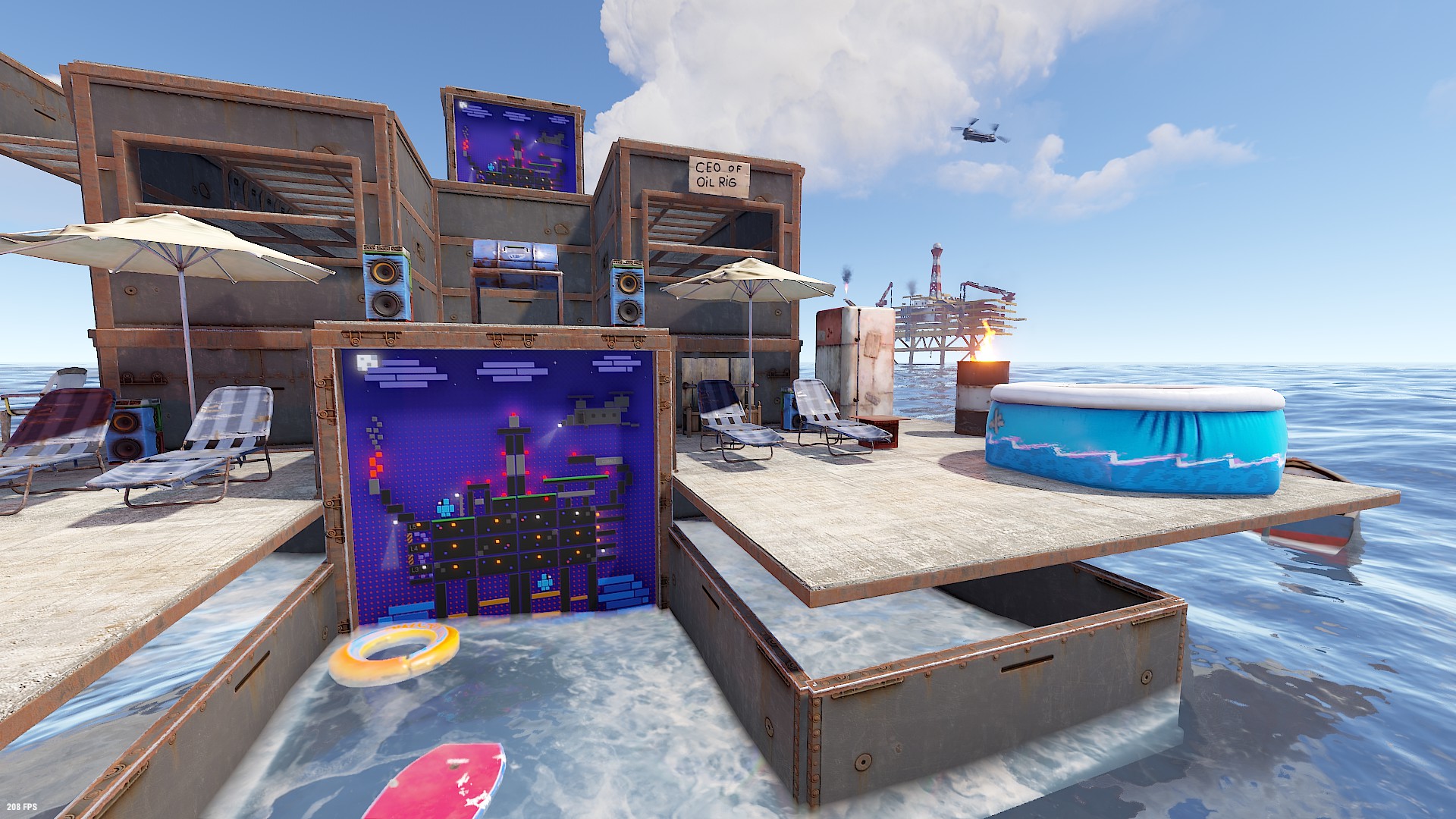 Blocky Rig Garage Door thumbnail 5