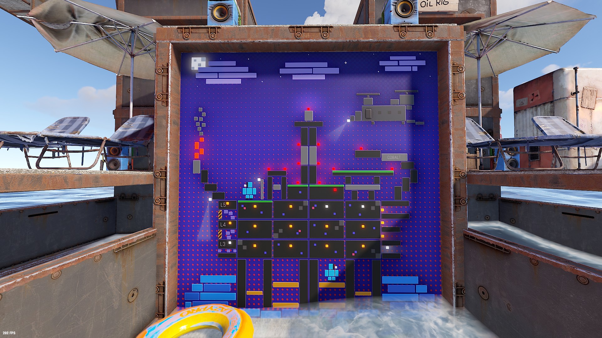 Blocky Rig Garage Door thumbnail 6