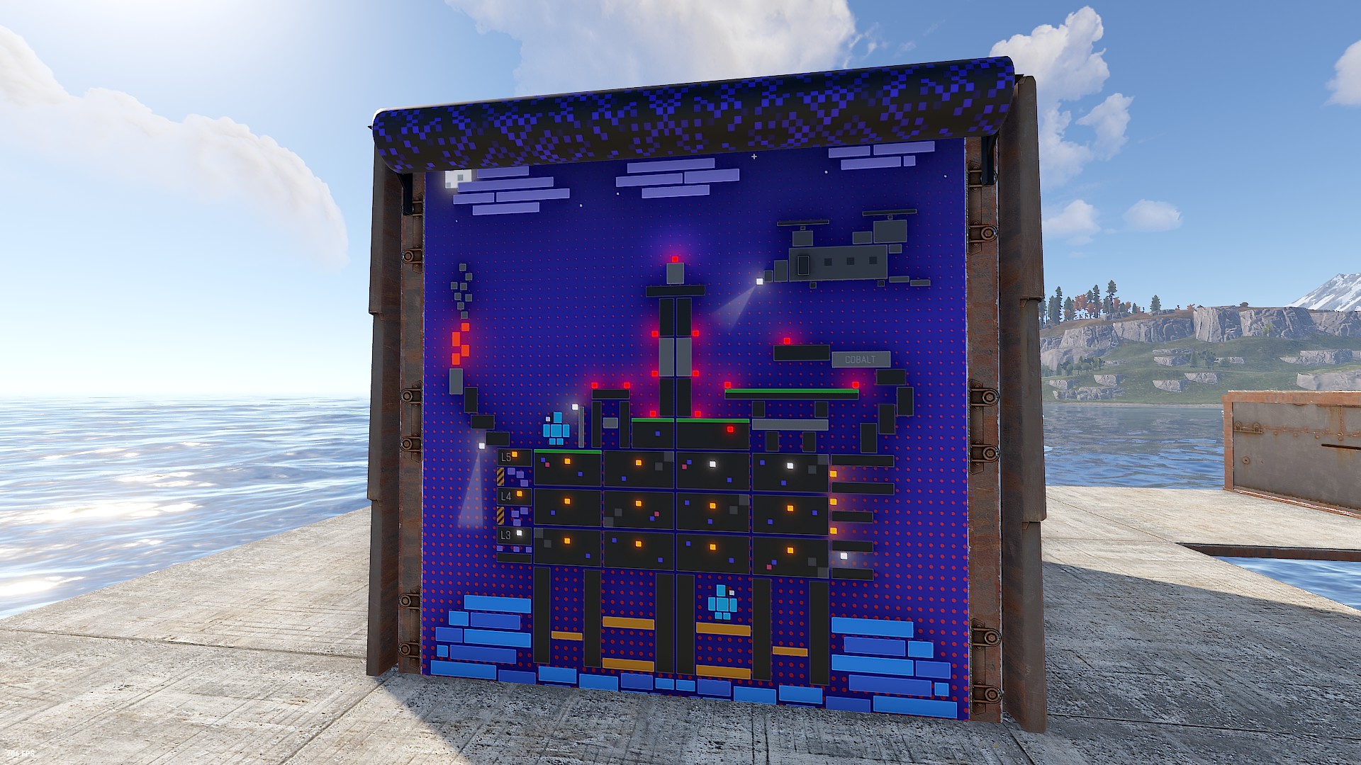 Blocky Rig Garage Door thumbnail 8