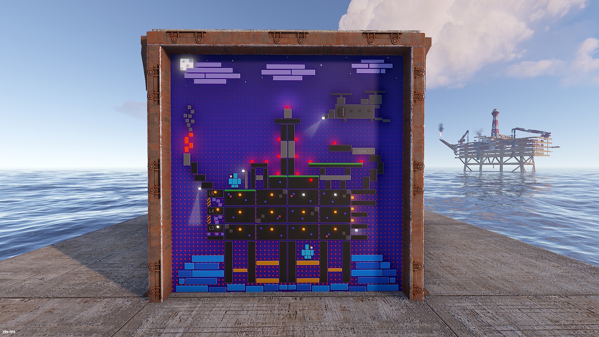 Blocky Rig Garage Door thumbnail 12