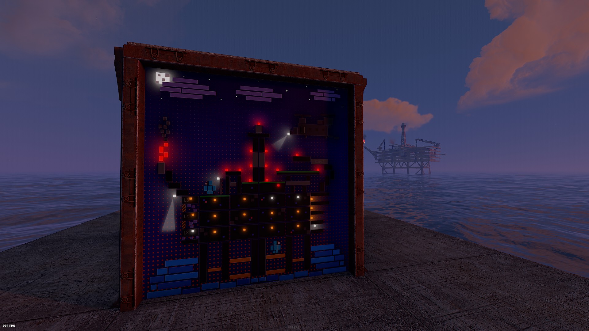 Blocky Rig Garage Door thumbnail 3