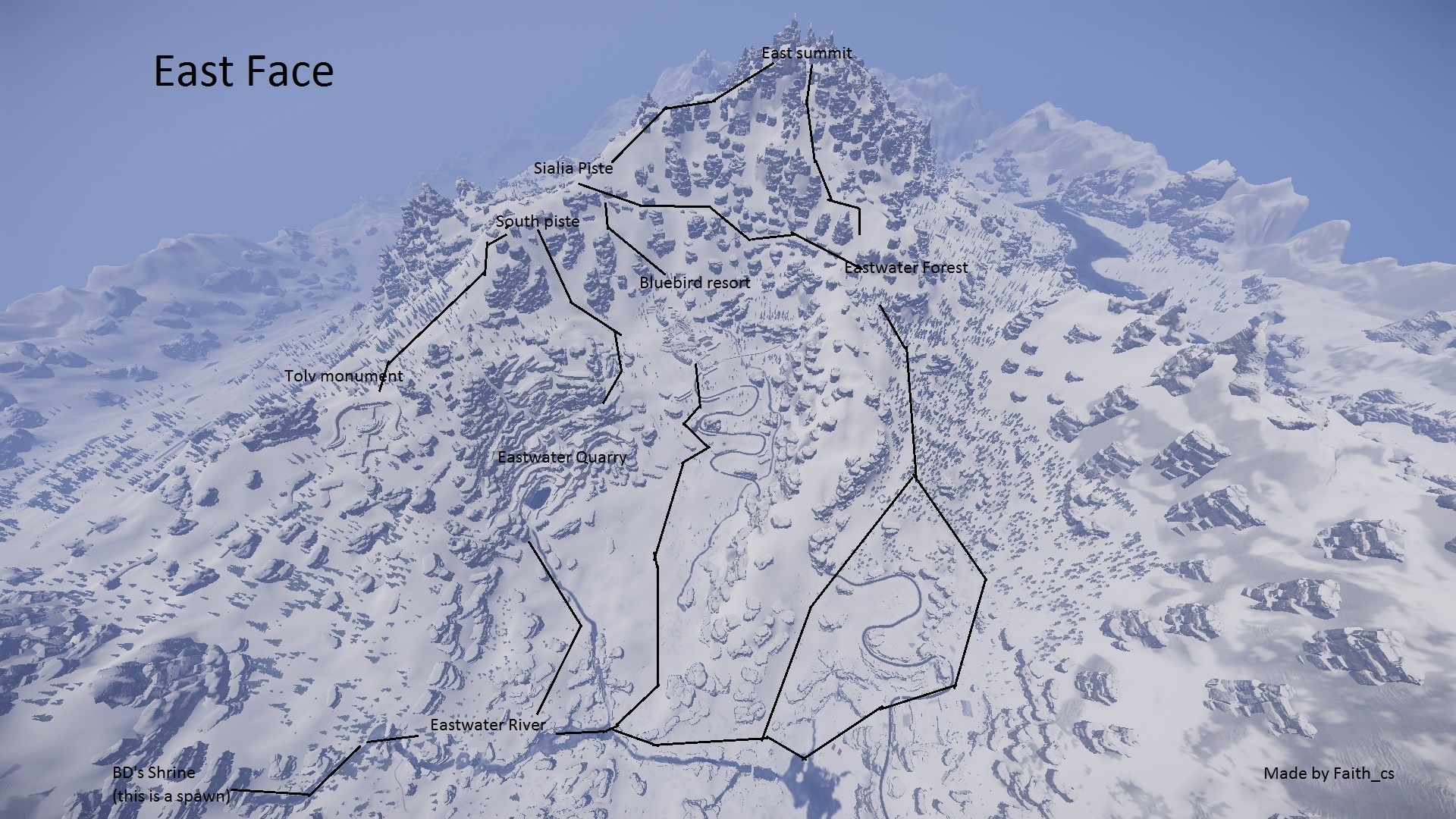 Steam Community :: Guide :: Map of the Mountain