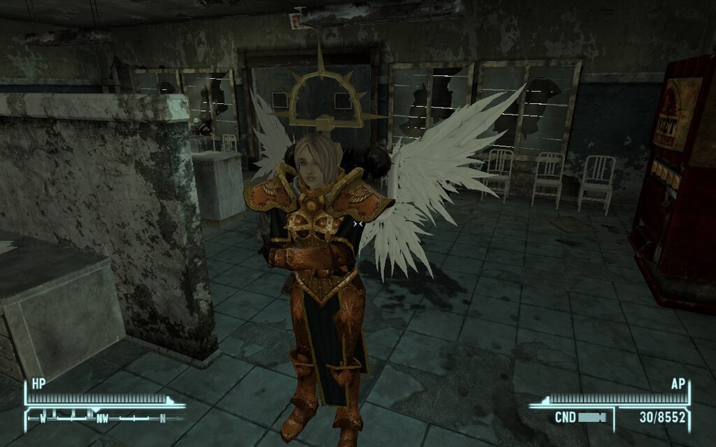 Steam コミュニティ スクリーンショット Warhammer 40k New Vegas Mod And The Nv Willow Companion Mod This Is Living Saint Armor On Willow Cause She S Special