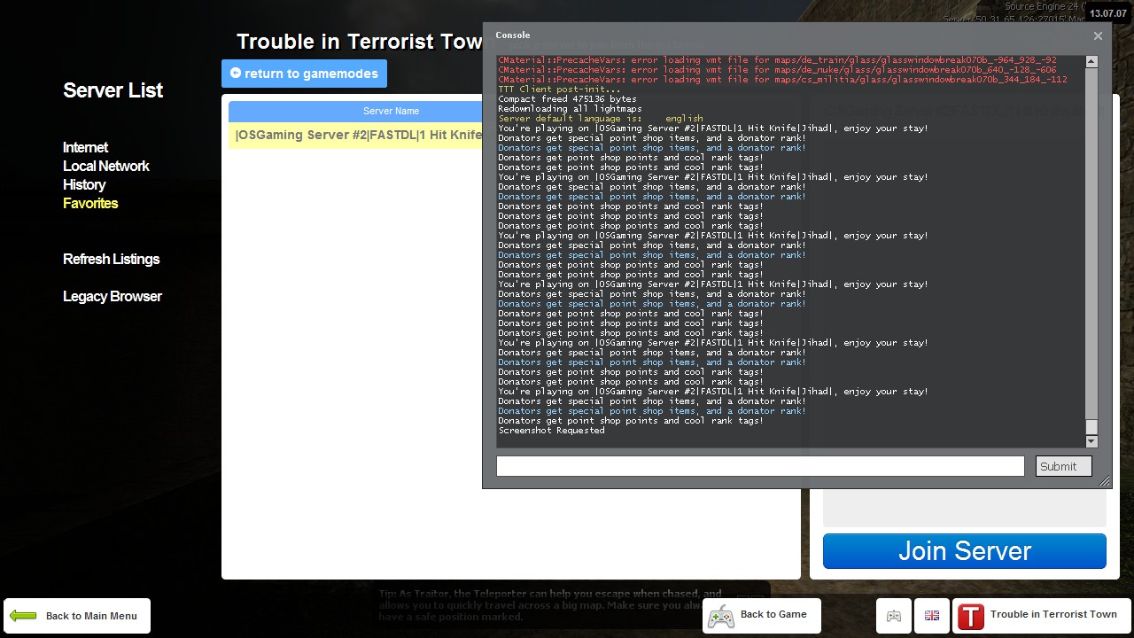 xscope console commands