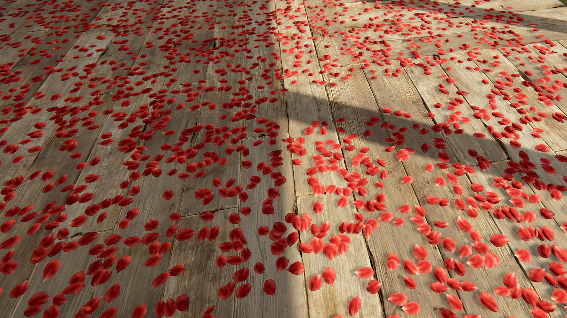 Rose Pedals Rug screenshot 1