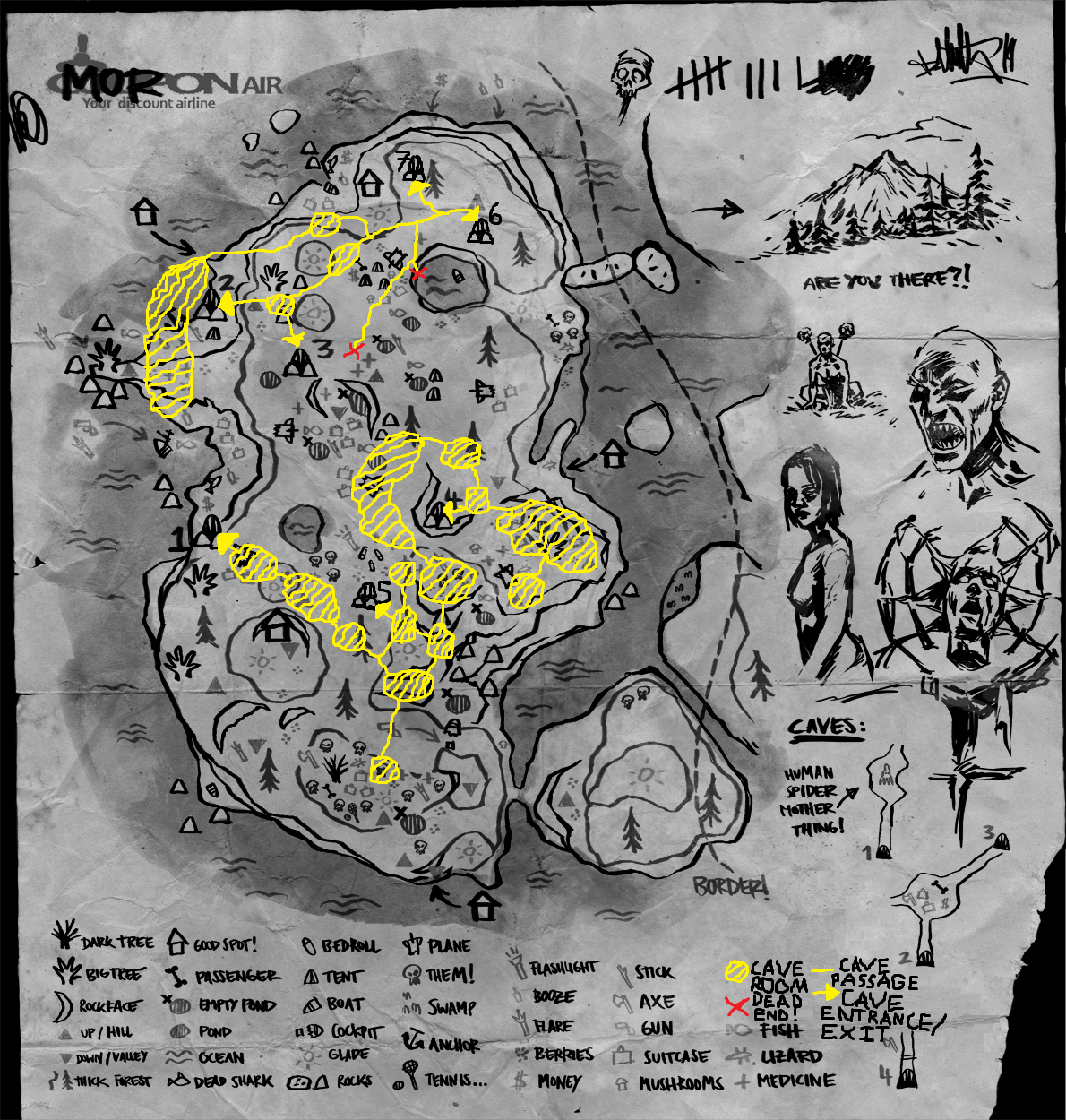 33 The Forest Map Caves - Maps Database Source