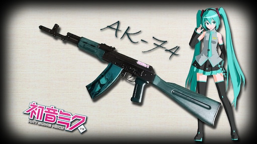 Майстерня Steam::AK-74 Hatsune Miku (with Night Sight) .