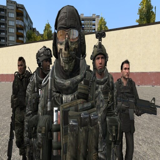 Steam Workshop::CoD: Modern Warfare - Ghost (Playermodel & NPC)