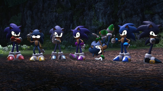 Sonic and the Hedgehog brothers Photo: dark super sonic 2