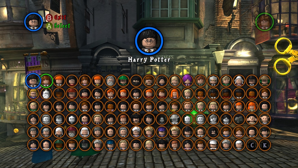 Lego Harry Potter years 1-4 : All Characters (view) - 100% Complete 