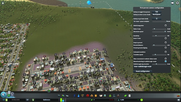 Take a walk through Cities: Skylines with the First Person Multiplayer mod