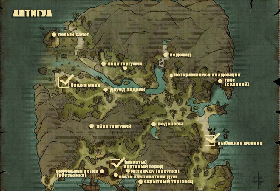 Risen 2 Map - Wave Dancer | Unique Weapons - Risen 2: Dark Waters Game ... - Risen 2 caldera map locations: