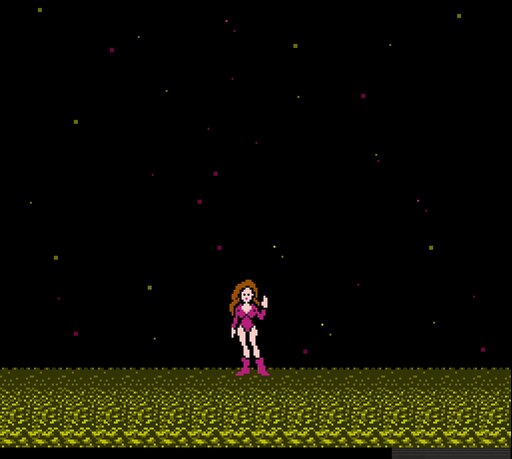 Metroid (NES) - The first time we see Samus without her suit. 