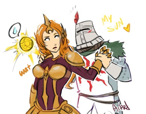 Steam Community :: :: Solaire with Leona.