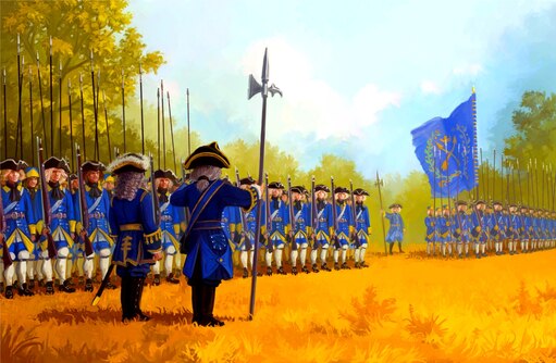 Каролинская пехота Швеции